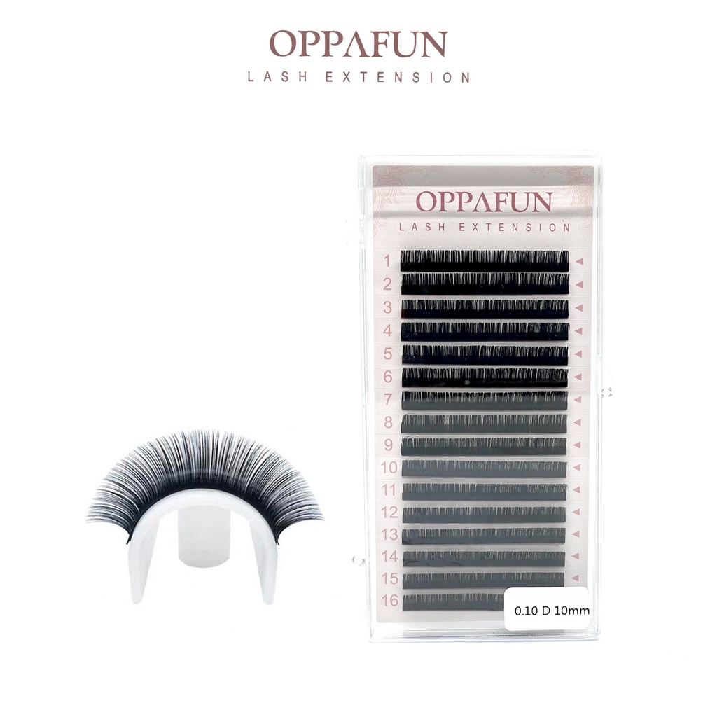 OPPAFUN Bulu Mata Bulumata Palsu Mink Eyelash Extension D Curl Tanam Lentik Anti Bakteri D0.05 D0.10 D0.15 D0.20 D0.25 Eyelashes Eye Lashes Sambung NAGARAKU YELIX RUSIA RUSSIA