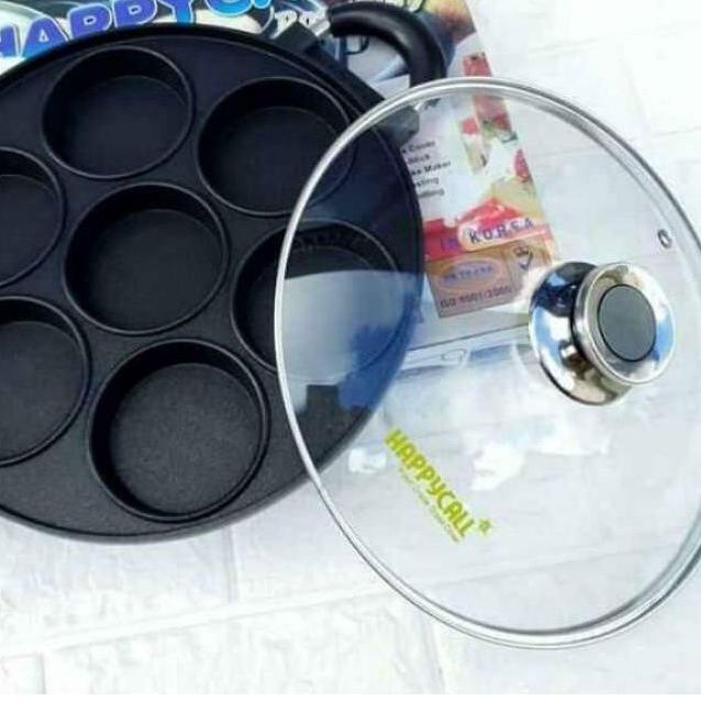 ❊ Cetakan kue happy call 7 lubang 8 lubang kue pukis cetakan martabak mini free bubble ℮