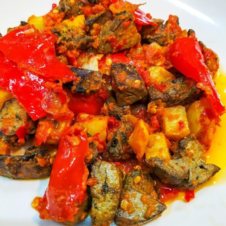 

✻ Sambel Goreng Ati Sapi Kentang / Ati Sapi Sambel Goreng Kentang | Atoek 500 Gram ✭