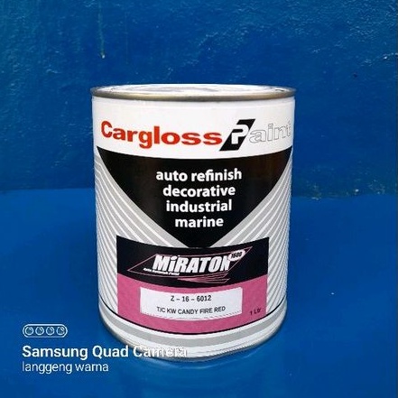 Cat Cargloss Miraton 6012 T/C Candy Fire Red / Merah Candytone Kawasaki