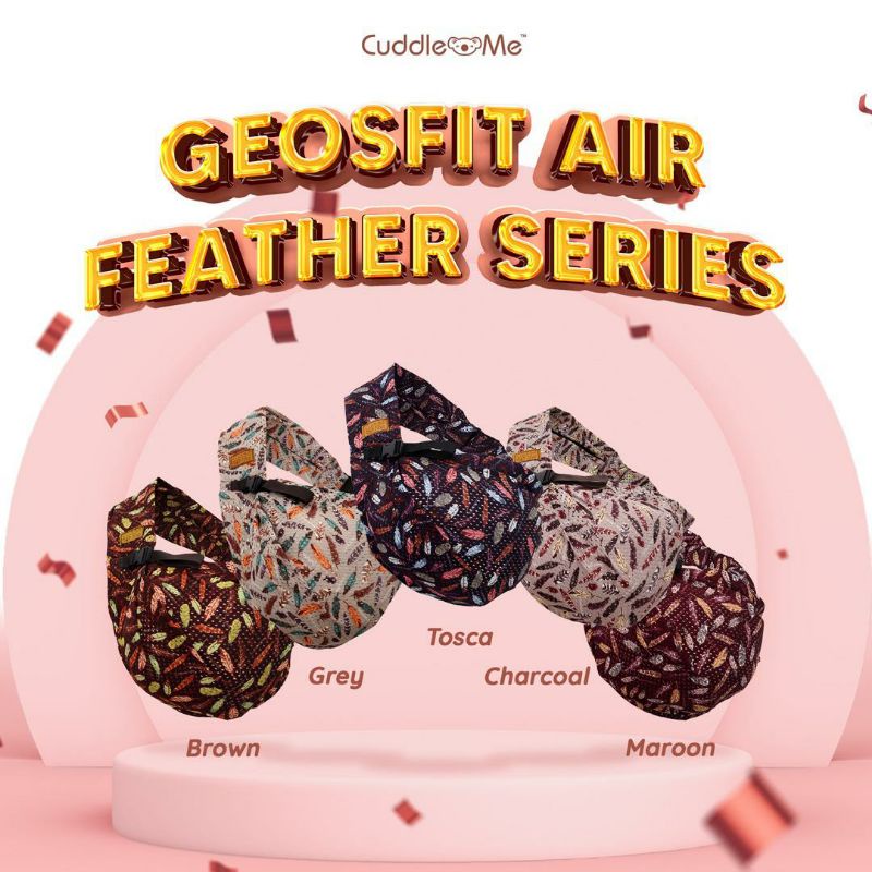 Cuddleme Geosfit Gendongan Praktis Super Nyaman, Gendongan Newborn