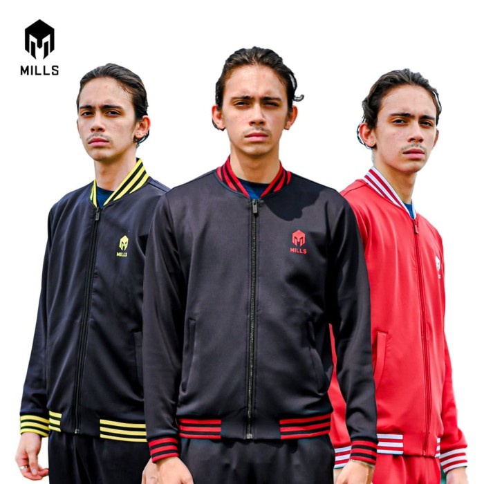 Jata Mills Jaket Olahraga Alpha Varsity Jacket Mills Original 8006