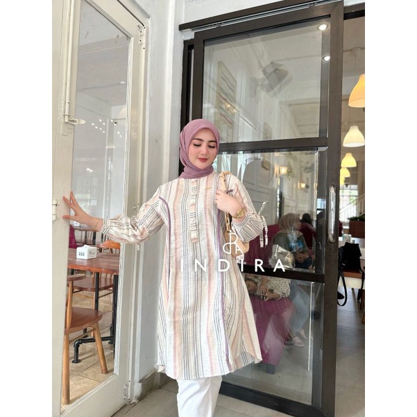 HAIRA TUNIK VOL.3 BY INDIRA/TUNIK INDIRA/ATASAN PREMIUM/INDIRA TUNIK/TUNIK TERBARU/TUNIK MOTIF RILIS