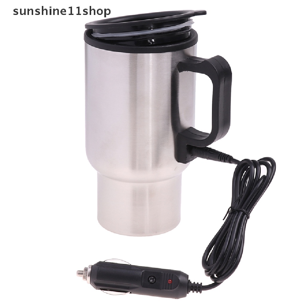 Sho 12V 450ml Stainless Steel Vehicle Heag Cup Ketel Mobil Heag Elektrik N