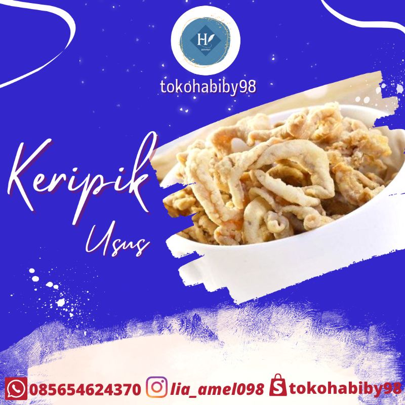 

Keripik Usus Ori/Pedas