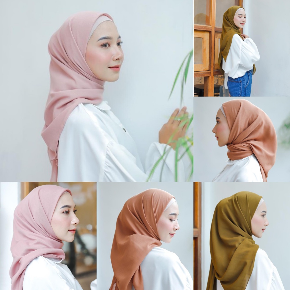 KERUDUNG SEGIEMPAT JILBAB BELLA SQUARE SEGI EMPAT / HIJAB BELLA SQUARE TERBARU WARNA TERLENGKAP