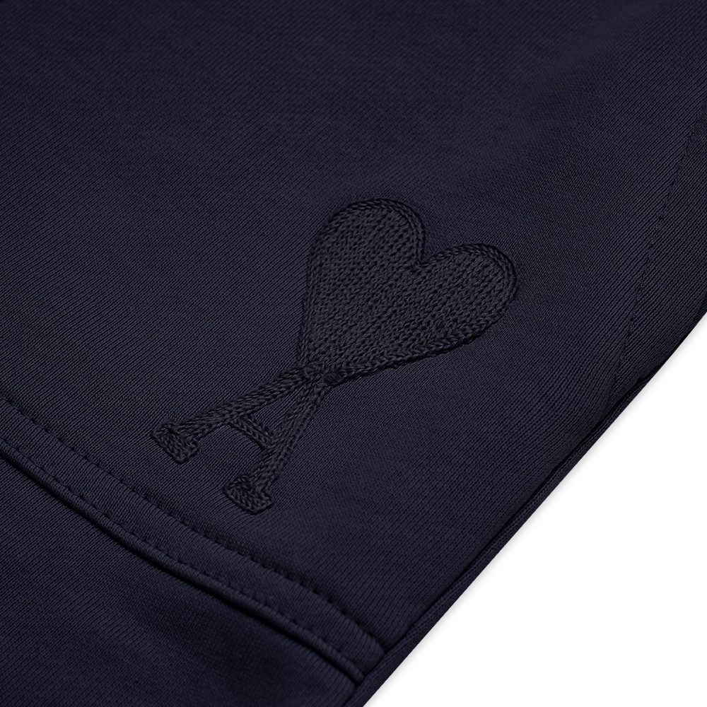 4M1 de Coeur Solid Heart Logo Shorts Navy