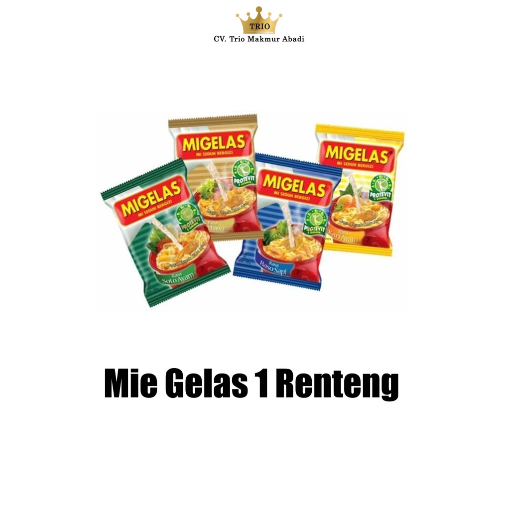

Mie Gelas Renteng