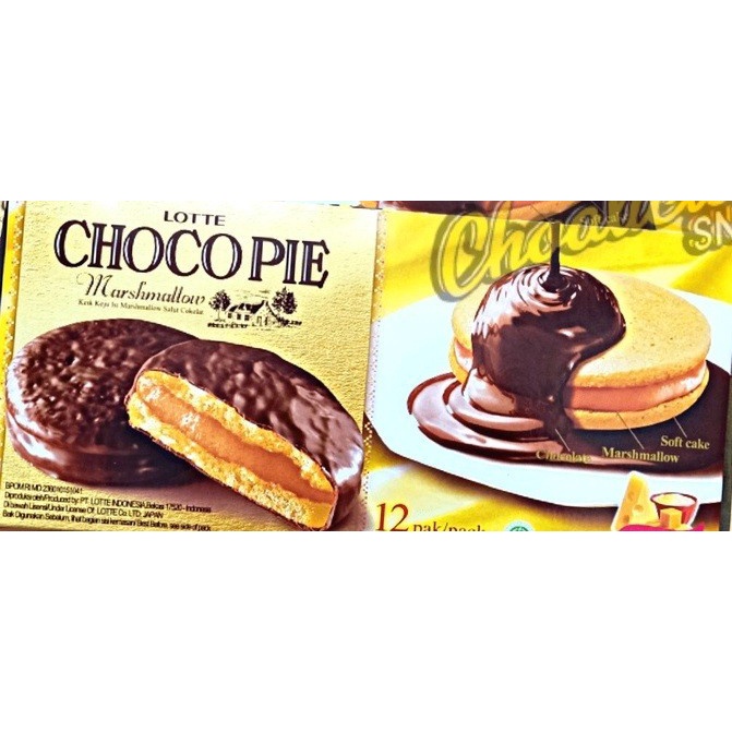 

Lotte choco pie cheese marshmallow 168gr