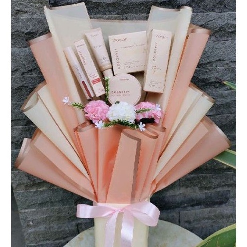 WARDAH BOUKET KOSMETIK / BOUKET BUNGA / BUKET / HADIAH WISUDA / HADIAH ULANG TAHUN/ HADIAH VALENTAIN