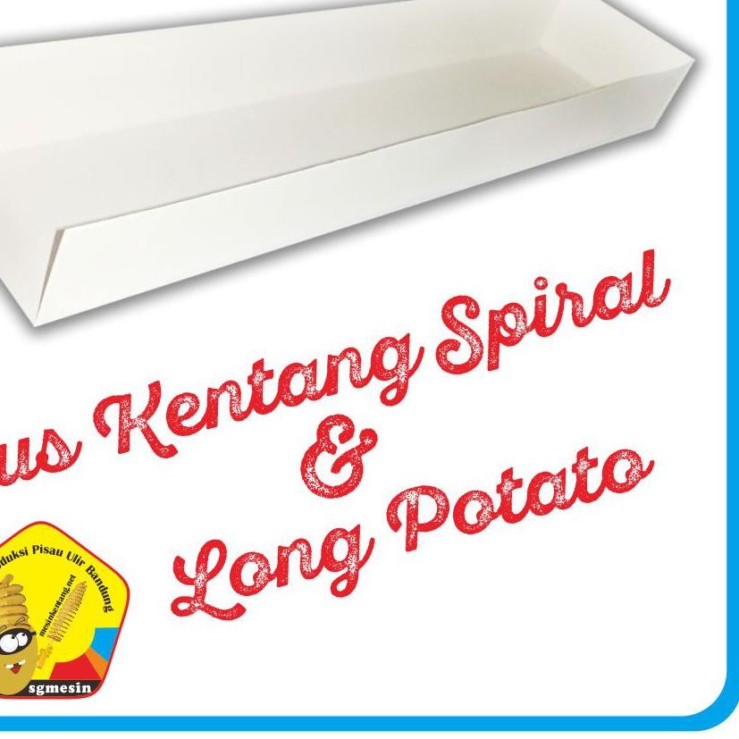 ☈ Dus polos kentang spiral dan long potato isi  ➮