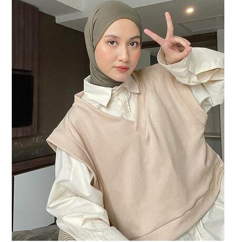 MURAH MERIAH SYIFA VEST OUTER BASIC APE.STORE