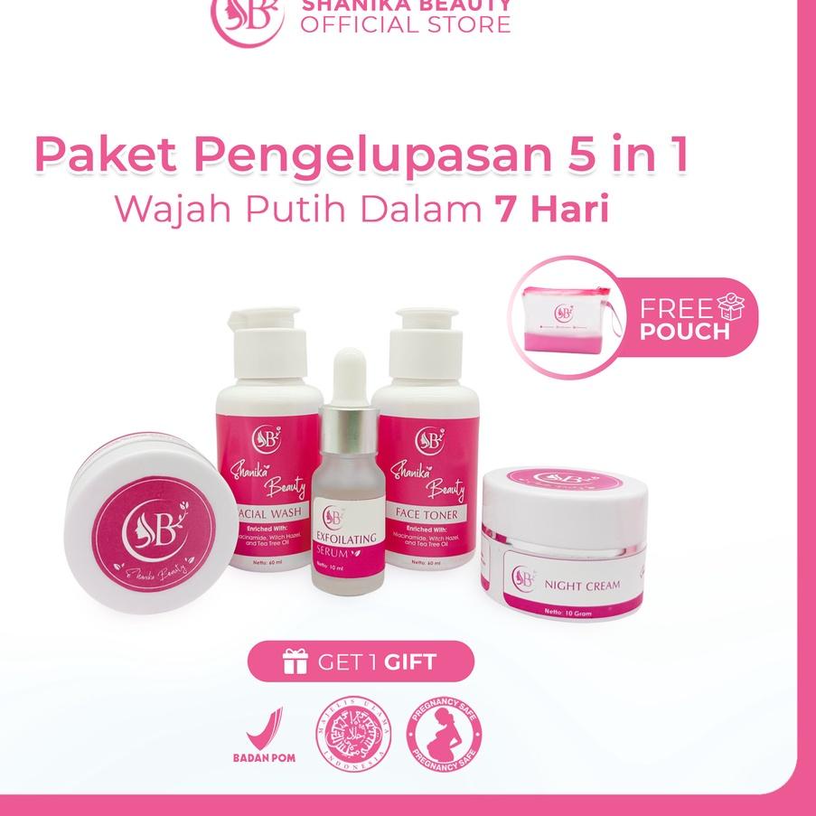 ➵ Shanika Beauty Paket Pengelupasan 100% Original / Cream  / Cream  /  / Paket Pemutih Dalam 7 Hari 