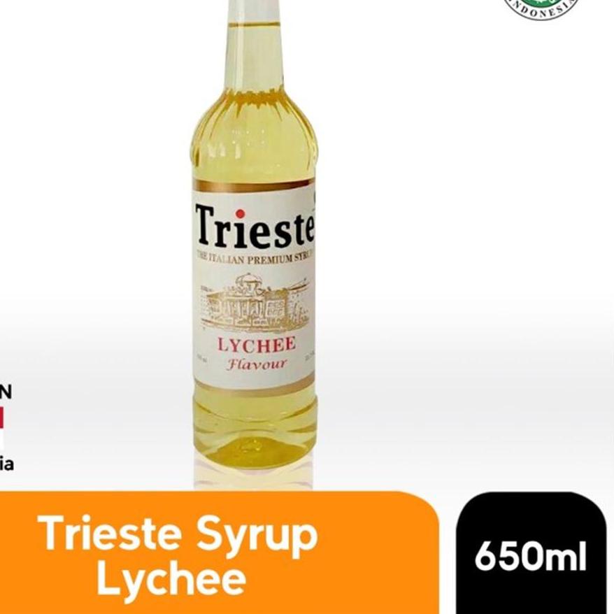 

◘ Syrup Trieste Lychee Flavour 650ml Sirup Leci ✱