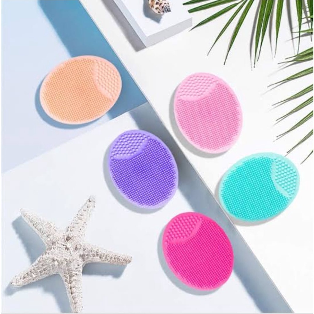 ⭐️𝐈𝐇𝐒 𝟖𝟎𝟕 𝐋𝐚𝐦𝐩𝐮𝐧𝐠⭐️Sikat Pembersih Wajah Silikon Face Facial Cleaning Pad Brush