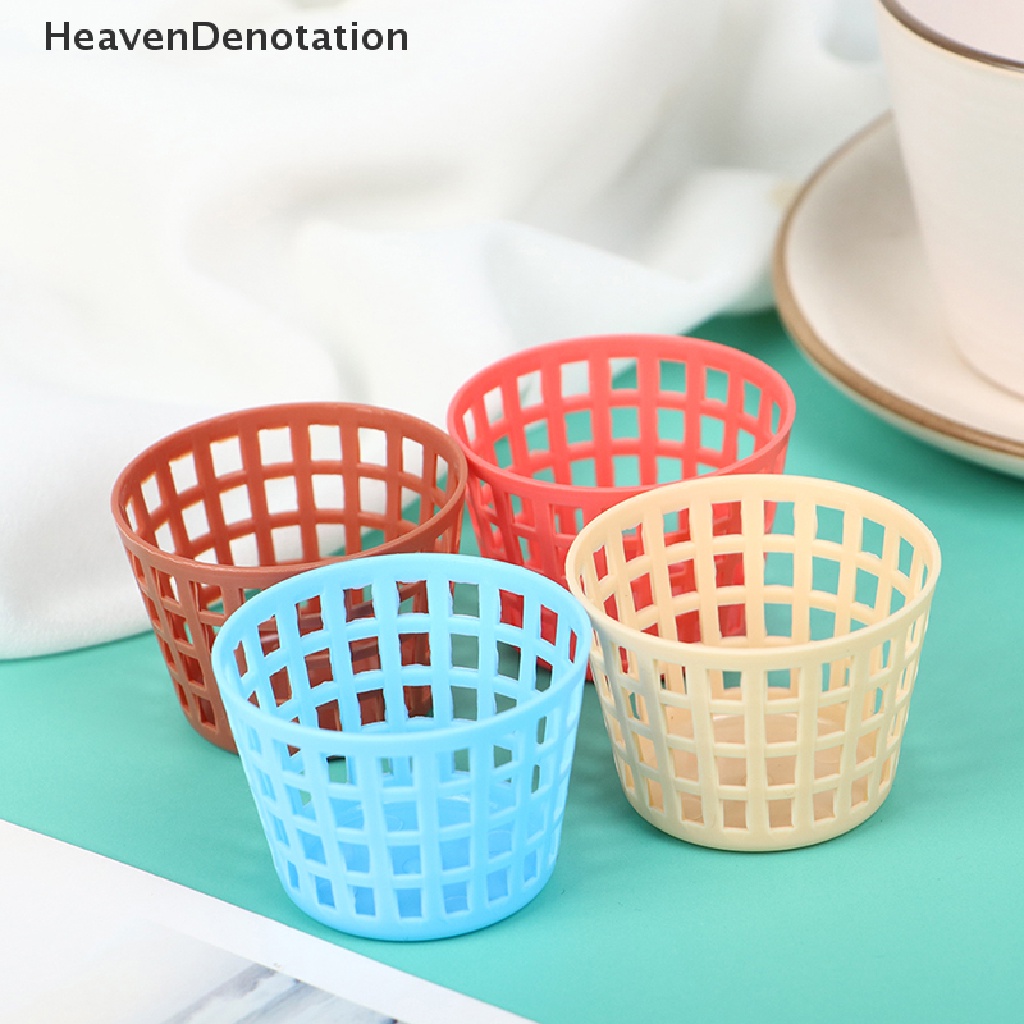 [HeavenDenotation] 5pcs Mini 1 / 12 Cute Dollhouse Storage basket Dolls Miniature Decoration HDV