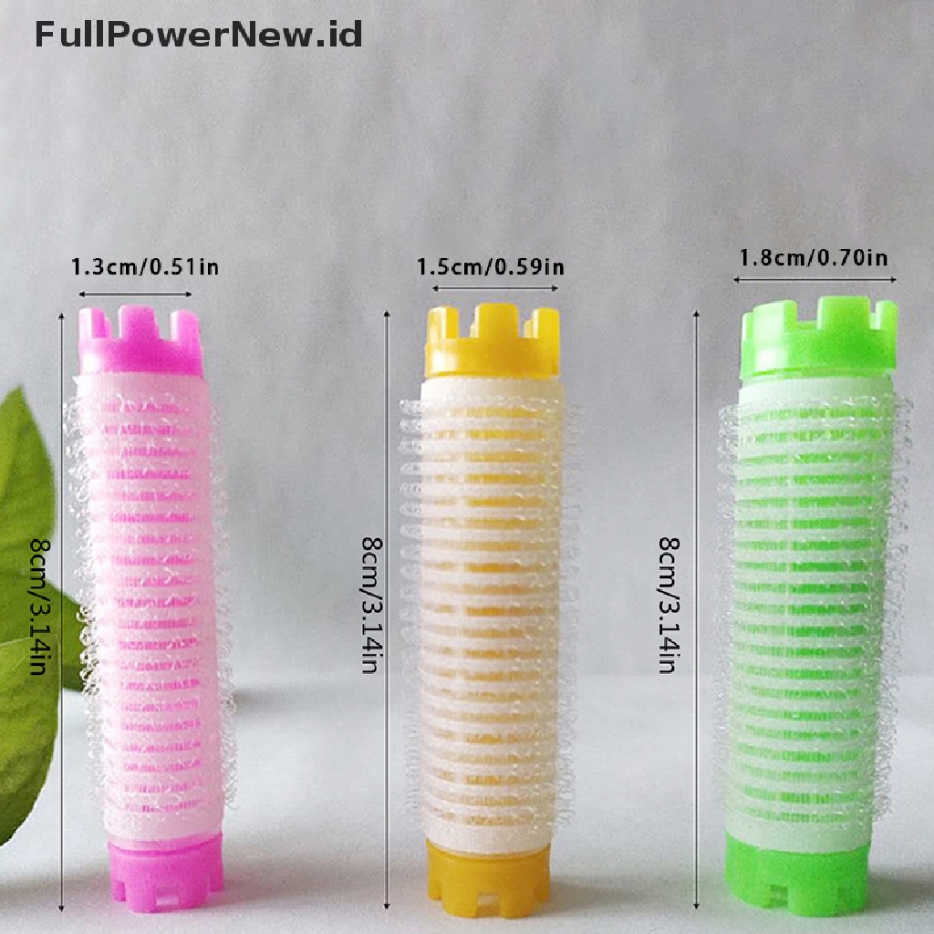 Power 10pcs fluffy Hair Root Rollers Pack Perm Batang Set Air Fringe Bang Hair Curler ID
