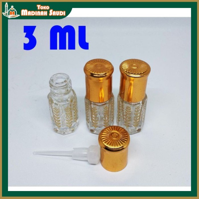 Botol Tola Motif Padi 3 Ml Atau Botol Refill 3Ml Model Stick