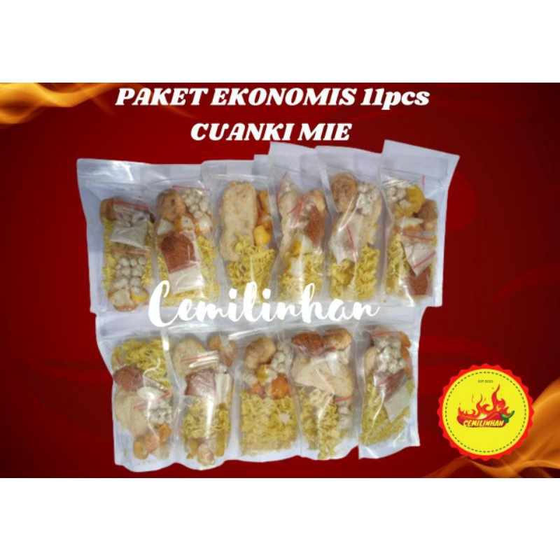 

PAKET EKONOMIS 11 BUNGKUS CUANKI MIE READY BINJAI MEDAN ACEH