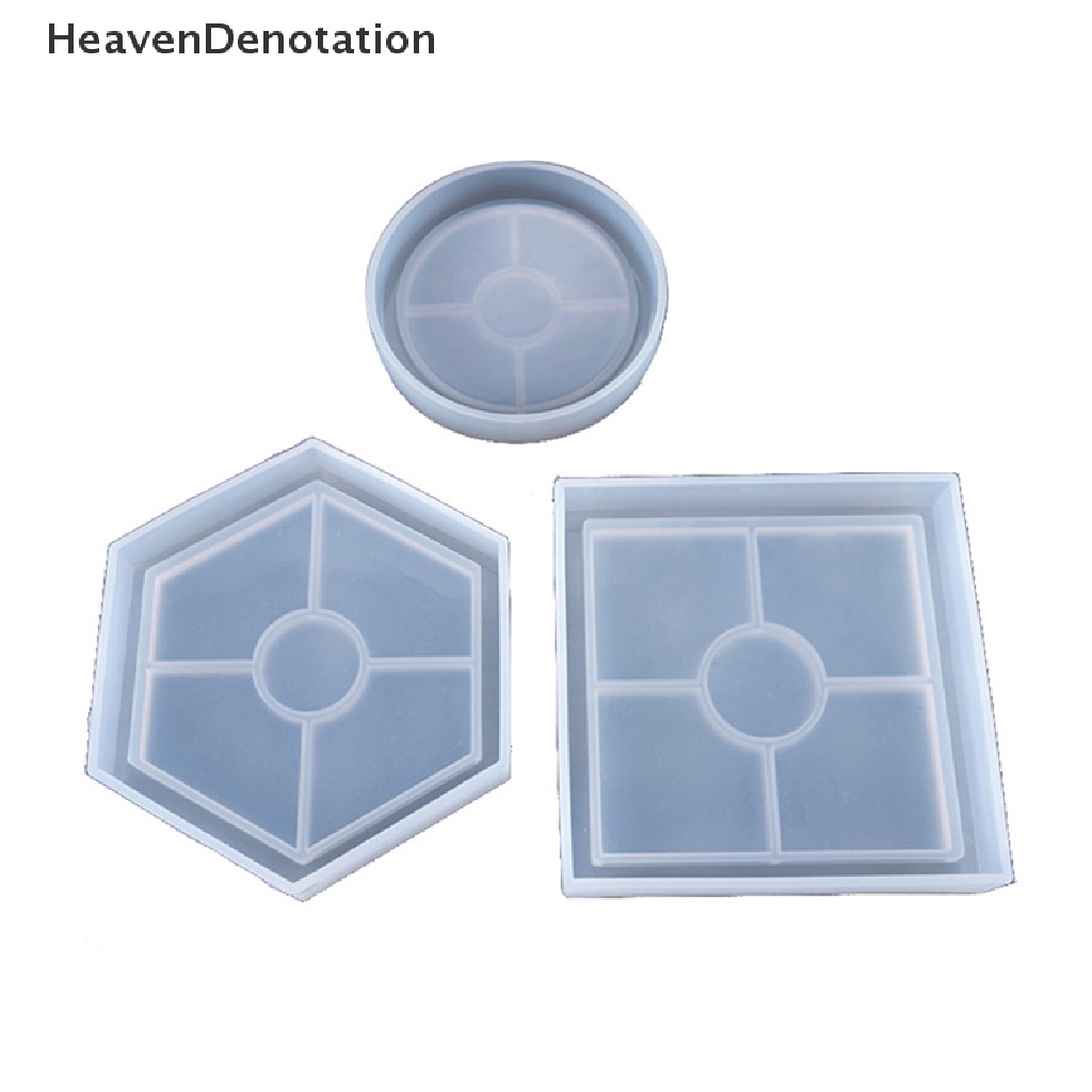 [HeavenDenotation] Base Tray Silicone Mold Ukuran Besar Nampan Bulat Cetakan Beton Terrazzo Round Plate HDV