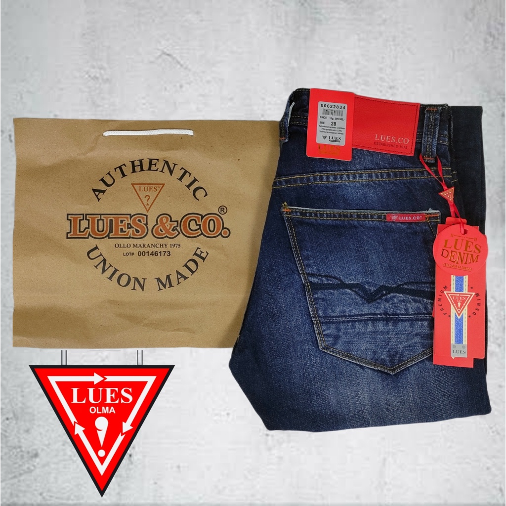 Celana panjang pria LUES.CO terbaik//CELANA JEANS PRIA >CELANA PANJANG REGULER PRIA