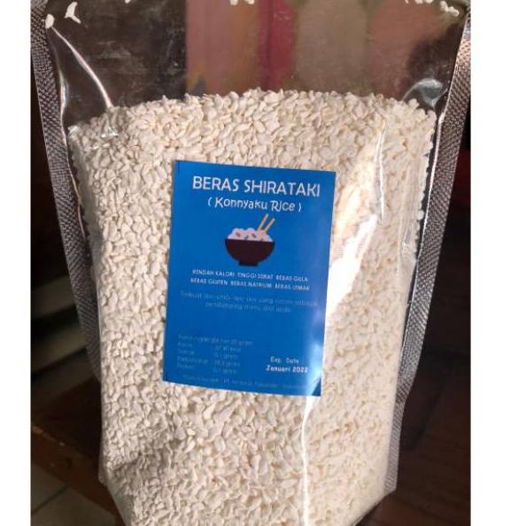 

➻ Beras shirataki 500gram /konyaku rice 500gram ♬