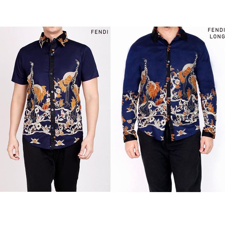 Evercloth Fendi / LUIS MAN STANDAR & JUMBO - Kemeja Batik Pria