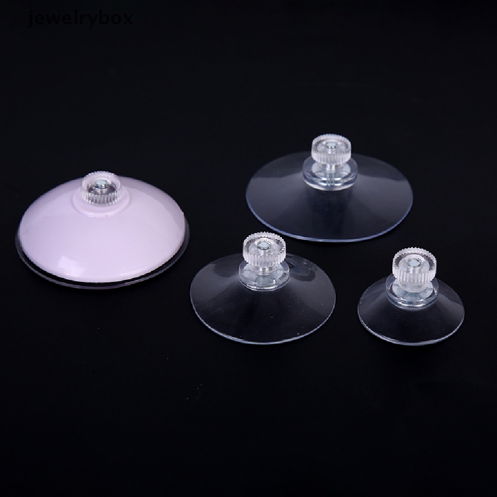 [jewelrybox] 10pcs Suction Cup Dengan thread sucker metal nut stud Ulir Sekrup Untuk Perlengkapan Butik