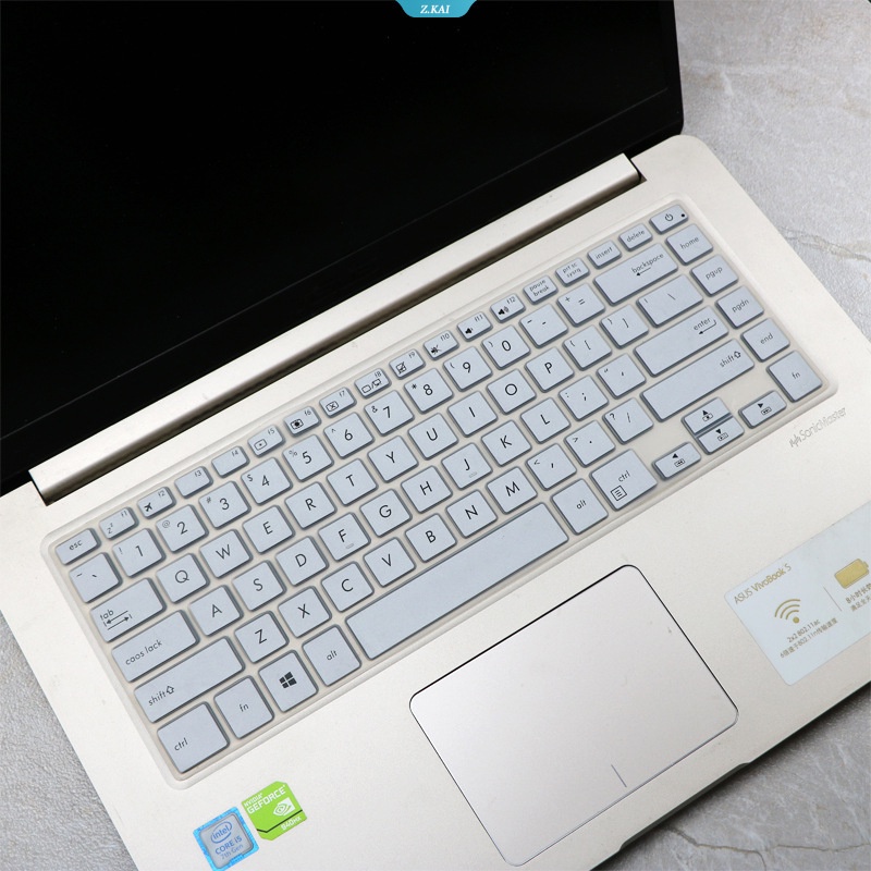 14-inch Keyboard Cover Asus Vivobook S510U X505Z X505X X505b A510U S5100 K505 A505ZA Silicone Silicone Waterproof Protect Skin Notebook dust Cover 【 ZK 】