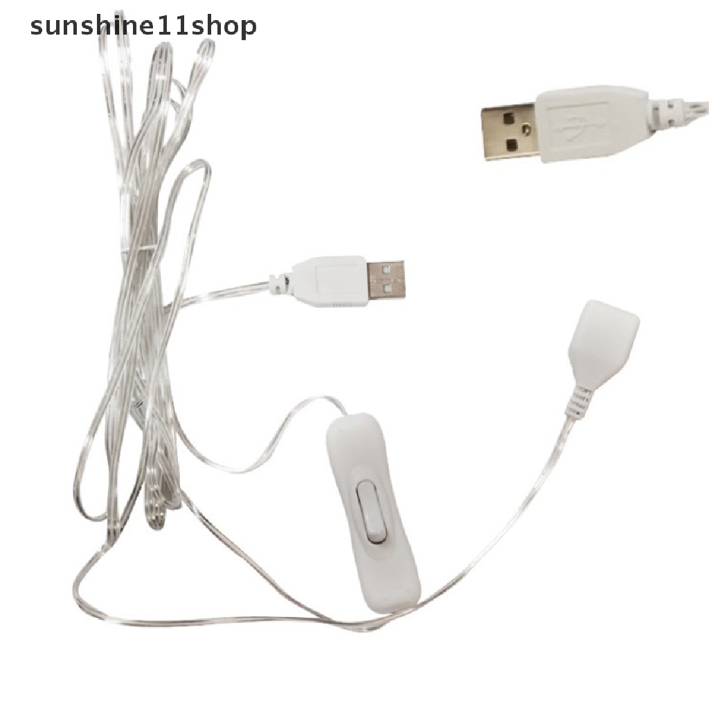 Sho Kabel Extension Kawat Extender 3meter Untuk LED String Light Dekorasi Pesta Pernikahan N