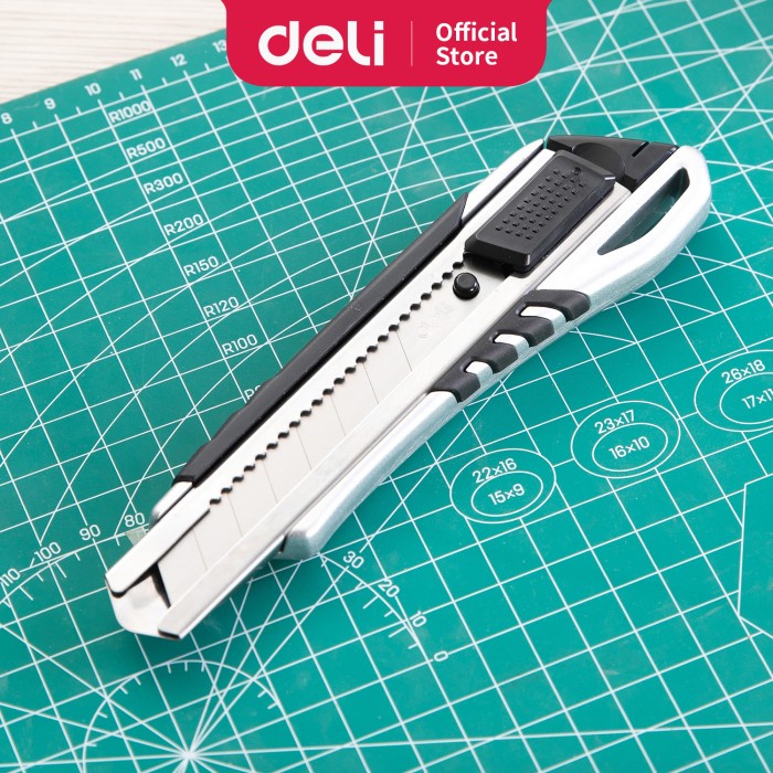 

Pemotong Deli E2057 Cutter/Cutter-Zamak Soft-Touch Big Cutter
