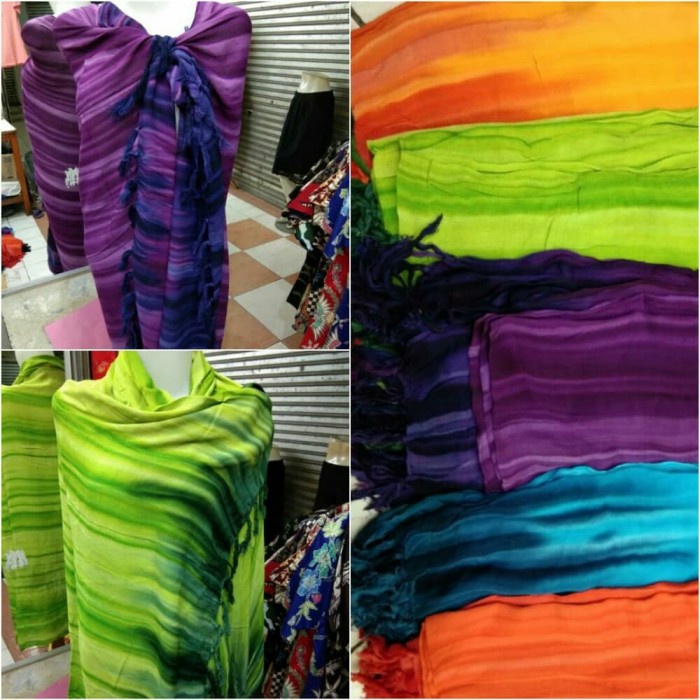 Kain Termurah Kain Pantai Bali Polos Motif Abstrak