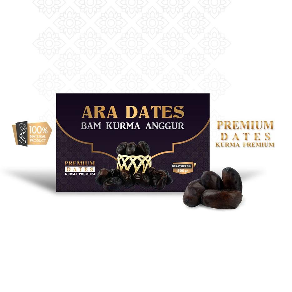 

❇ Kurma Bam ARA DATES PREMIUM KEMTAN Import Kurma Super Kurma Lembut ✫