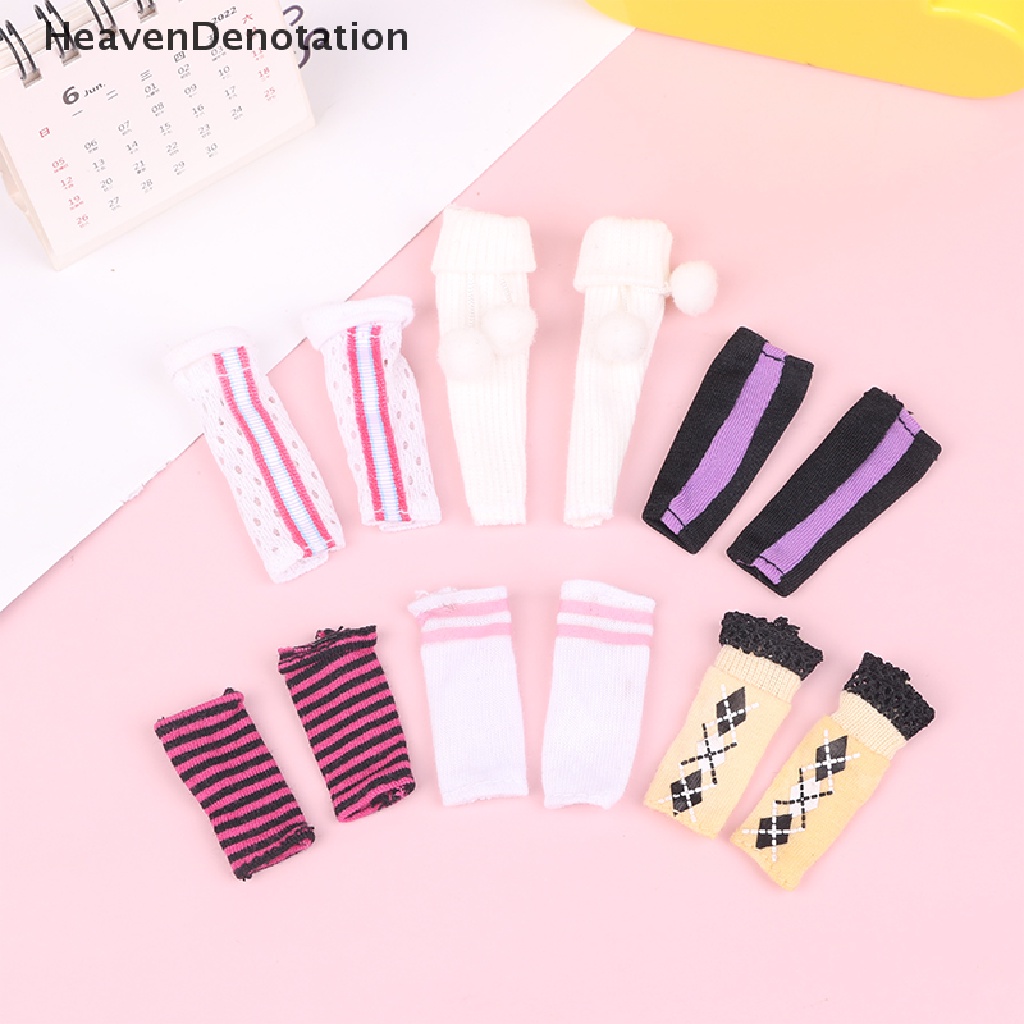 [HeavenDenotation] Sepatu Boneka Warna-Warni Kaos Kaki Dolls Boot Untuk Panjang Kaki 22cm Fashion Wanita Panjang HDV