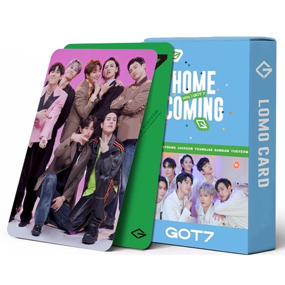 60pcs/box Dapat7 2022 COME BACK Album NANANA Photocards HOME COMING Kartu Lomo got7 Kpop Postcards READY STOCK