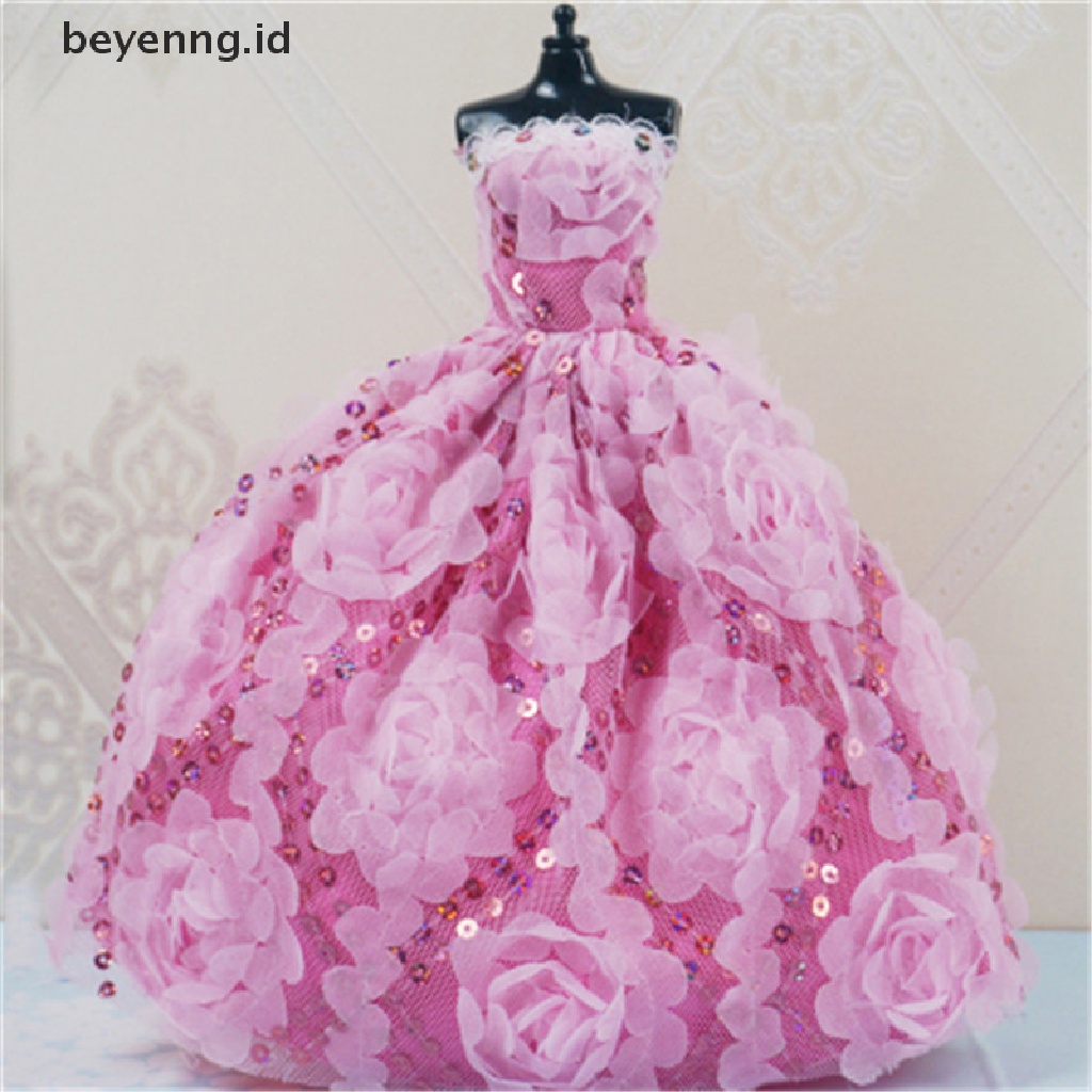 Beyen Baju Gaun Pesta Pernikahan Princess Handmade Pakaian Gaun Untuk Hadiah Boneka ID