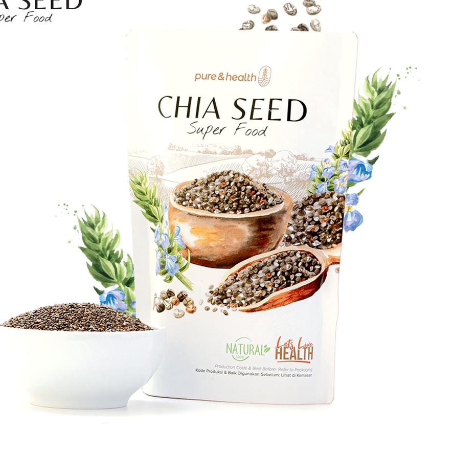

➺ Biji Chia Seed 500 gr Organik Black Chiaseed Diet Original Natural Super Food ♨