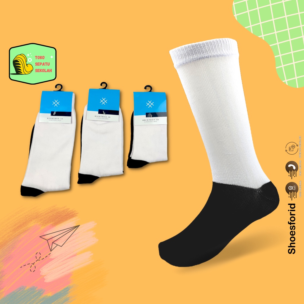 SFK KAOS KAKI ANAK PREMIUM // KAOS KAKI SEKOLAH // KAOS KAKI SD SMP SMA