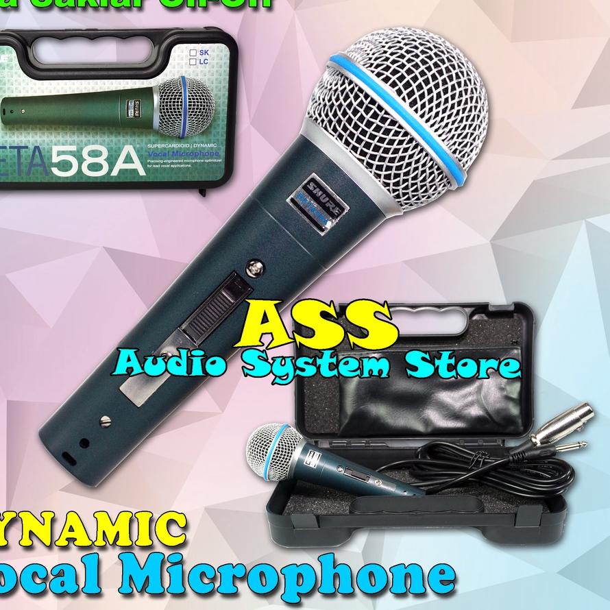 ☚ MIC KABEL BETA 58A SK + KOPER MICROPHONE KABEL BT58SK/ BT-58A LC / BETA58 SK ♦