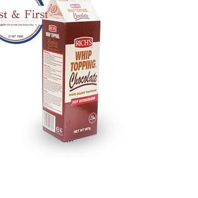 

✿ Rich Whip Topping Chocolate 907gr ➣