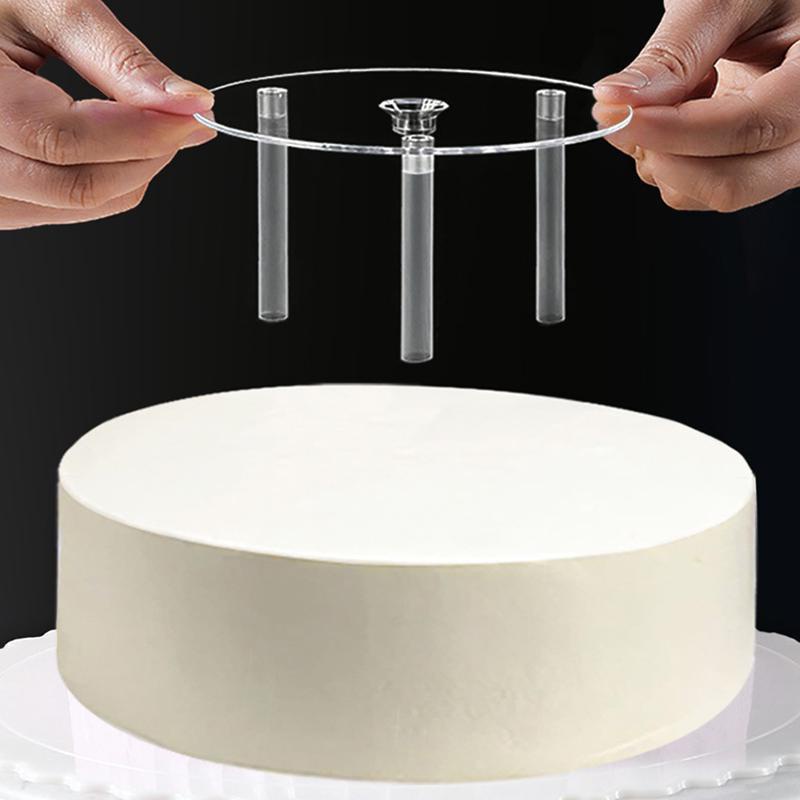 Bingkai Penyangga Kue Suspensi Piling Kue Diameter9 /12 /16/20cm/Multi-layer Dessert Rack Cake Separator/Round Dessert Stack/DIY Baking Tools