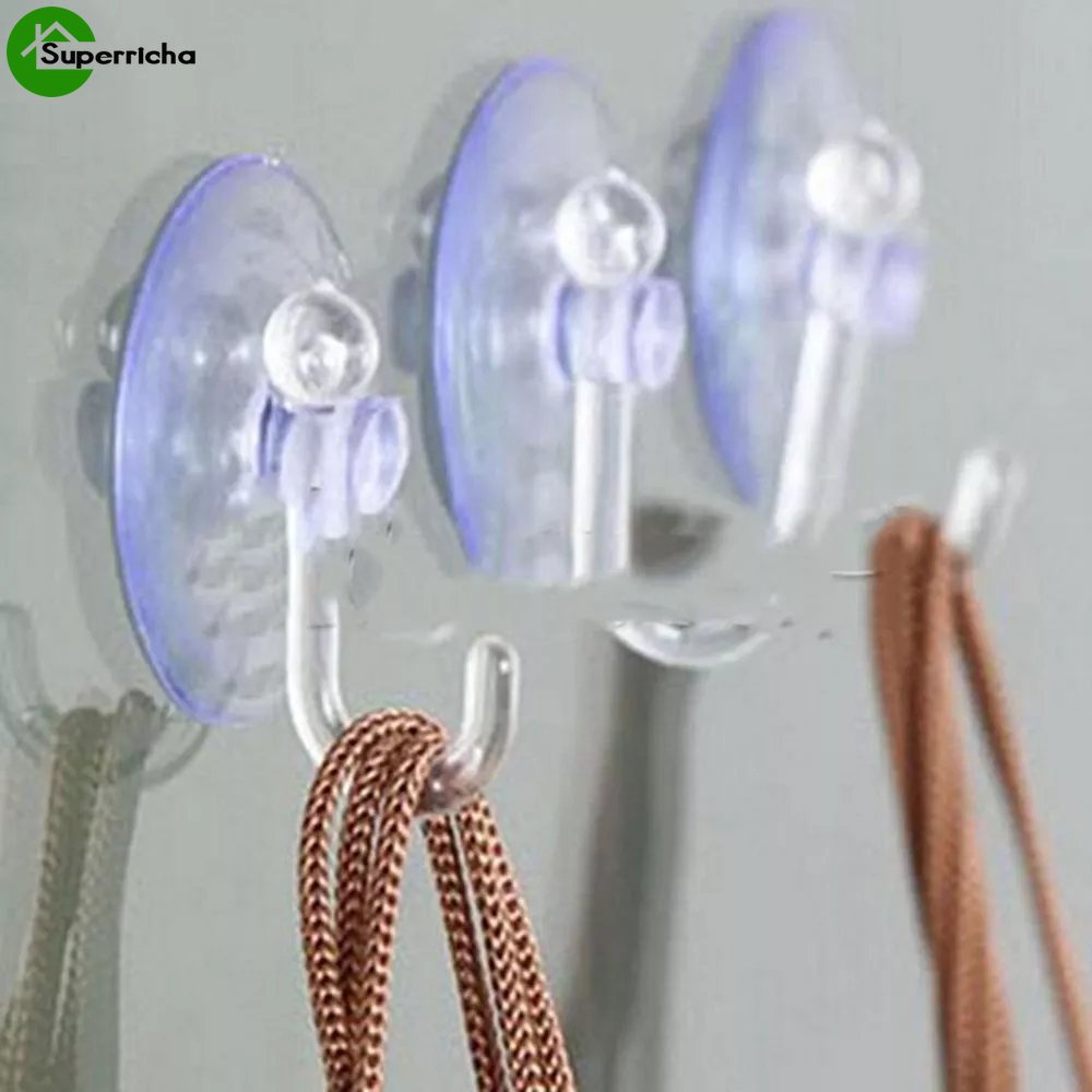 Hot Sale/Grosir Pengait Dinding Jendela Kaca Transparan/Gantungan Suction Cup Suckers Mini Kuat/Perlengkapan Kait Dapur Kamar Mandi