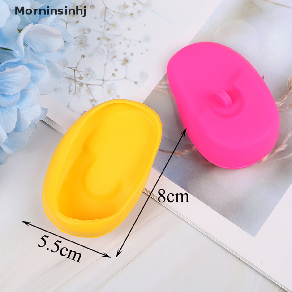 Mornin 2Pcs Reusable Silikon Penutup Telinga salon Rambut Pewarna Warna Perisai Pelindung Penutup Telinga id