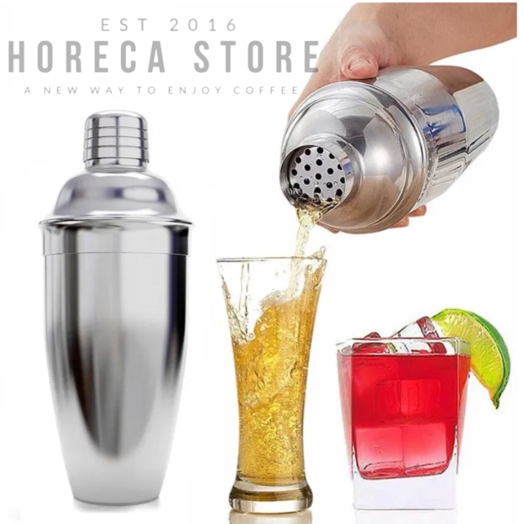 Cocktail Shaker Stainless Steel 750ml / Bartender Drink Bar Set  / Shaker Minuman / Pengocok Mocktai