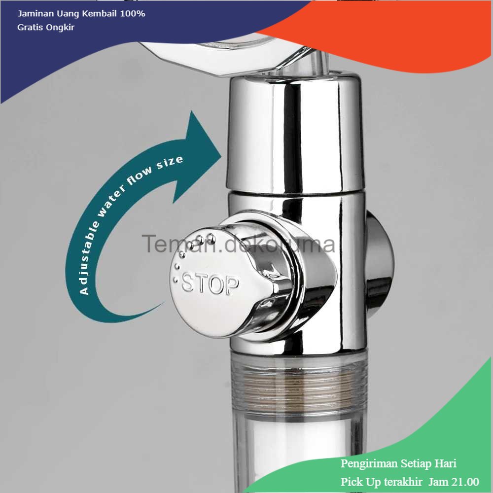 TD - LDG Zhang Ji Kepala Shower Mandi Turbo Fan with Cotton Filter - C193