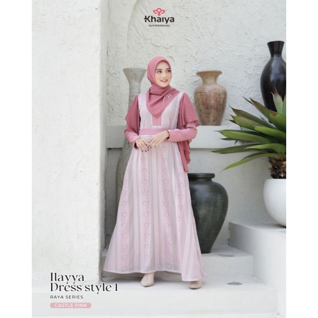 READY ILAYYA DRESS BY KHAIYA PINK CASTLE