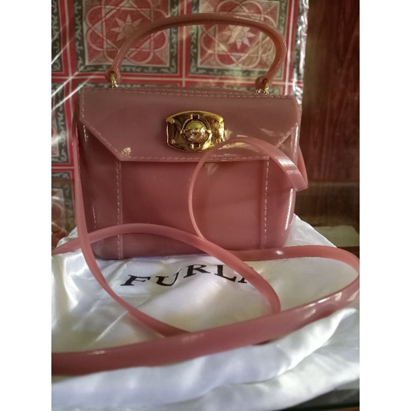 preloved Furla jelly candy mini