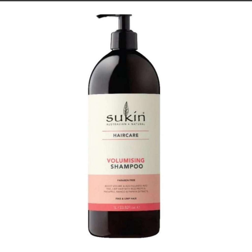 Sukin 100% Organic - Volumising Shampoo - 1L