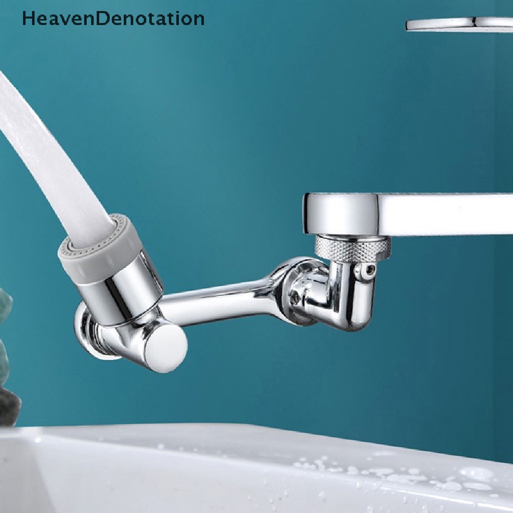 [Denotasi Surga] New Universal1080° Rotation Extender Faucet Aerator Saringan Cipratan Plastik Keran Wastafel Dapur Bubbler Nozzle Robotic Arm HDV