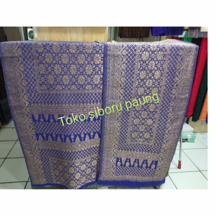 Terlaris Songket Palembang Biru Keunguan
